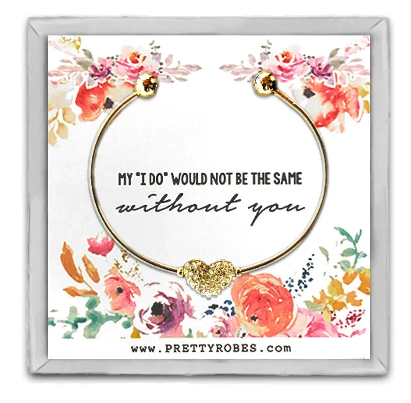 Heart Bracelet - Gold - Design C