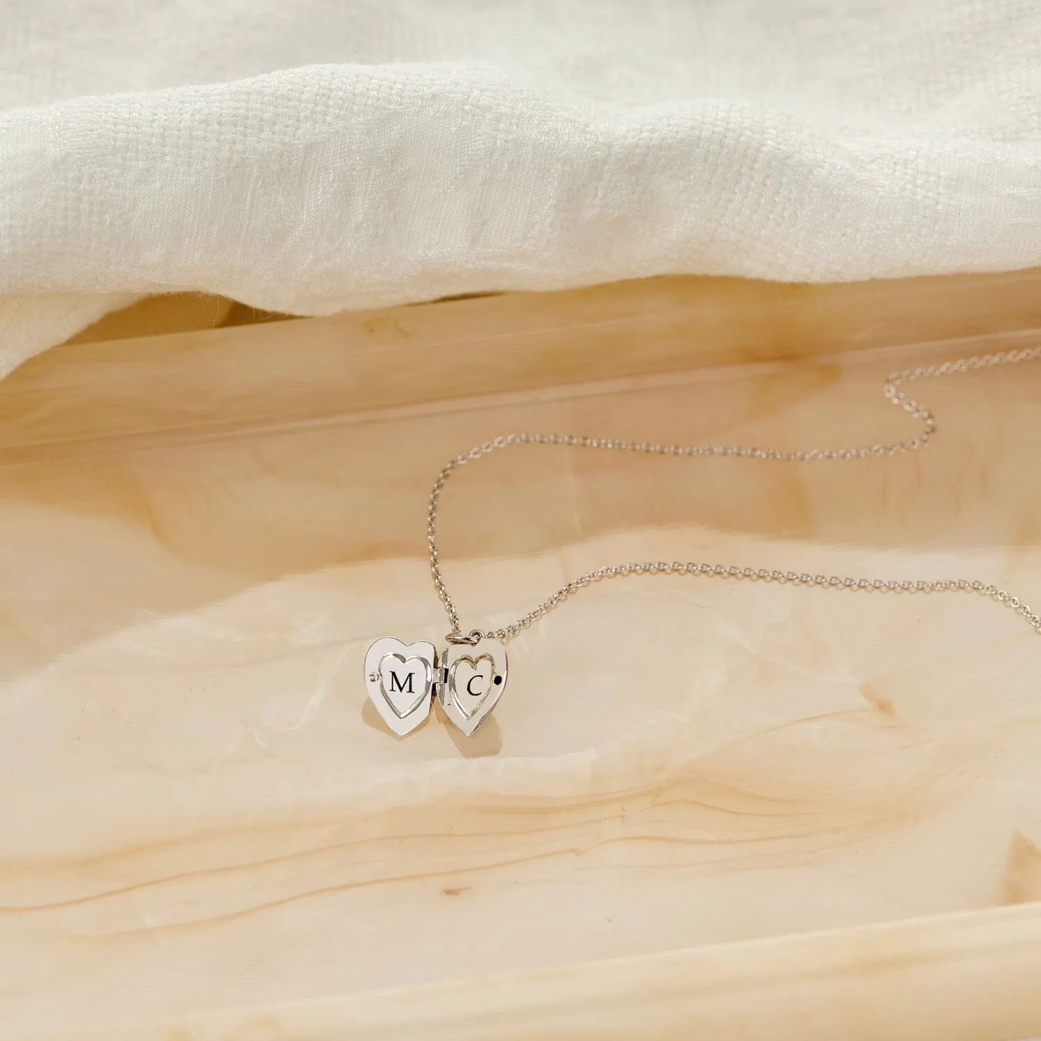 Heart Mini Locket Necklace