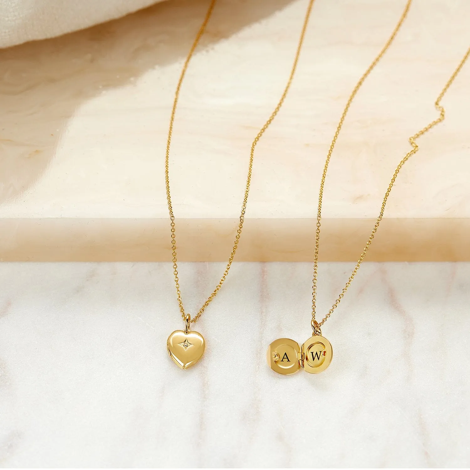 Heart Mini Locket Necklace