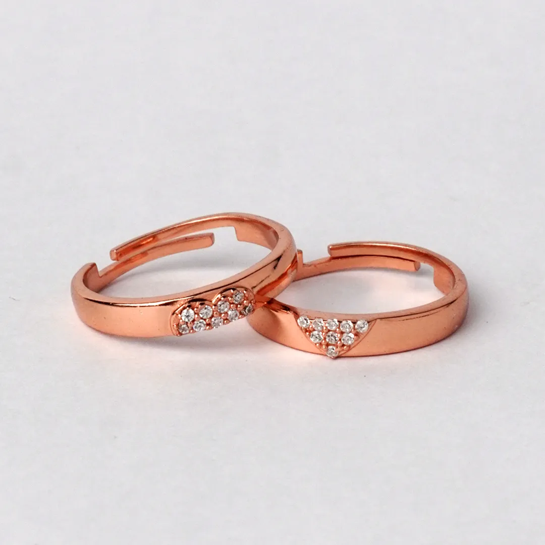 Heart To Heart 925 Sterling Silver Love Band