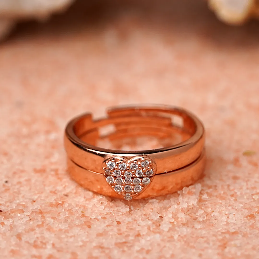 Heart To Heart 925 Sterling Silver Love Band