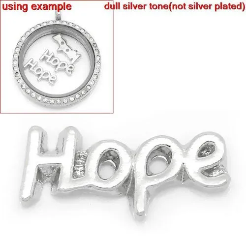 Hope Floating Charms For Glass Living Memory Lockets