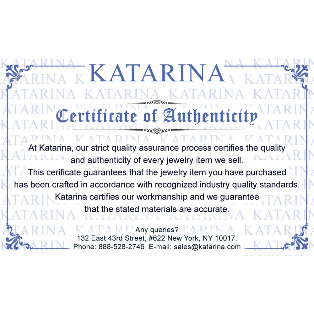 KATARINA 1/4 cttw Princess Cut Diamond Anniversary Ring