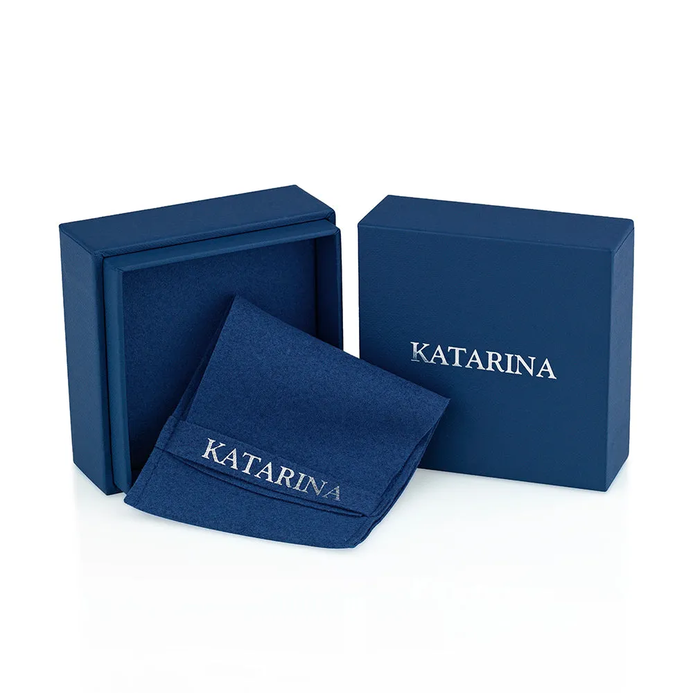 KATARINA 1/4 cttw Princess Cut Diamond Anniversary Ring