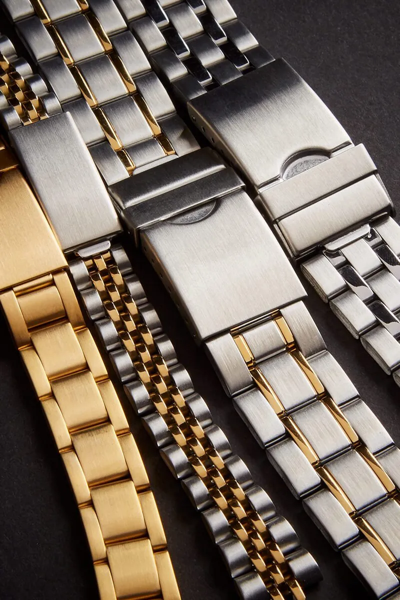 Ladies' 13MM Wrapped Link Band w/Curved End Incl. Optional Straight End Pieces
