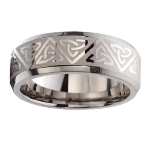 MEN'S TITANIUM CELTIC BAND