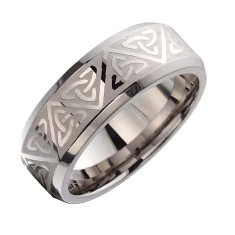 MEN'S TITANIUM CELTIC BAND