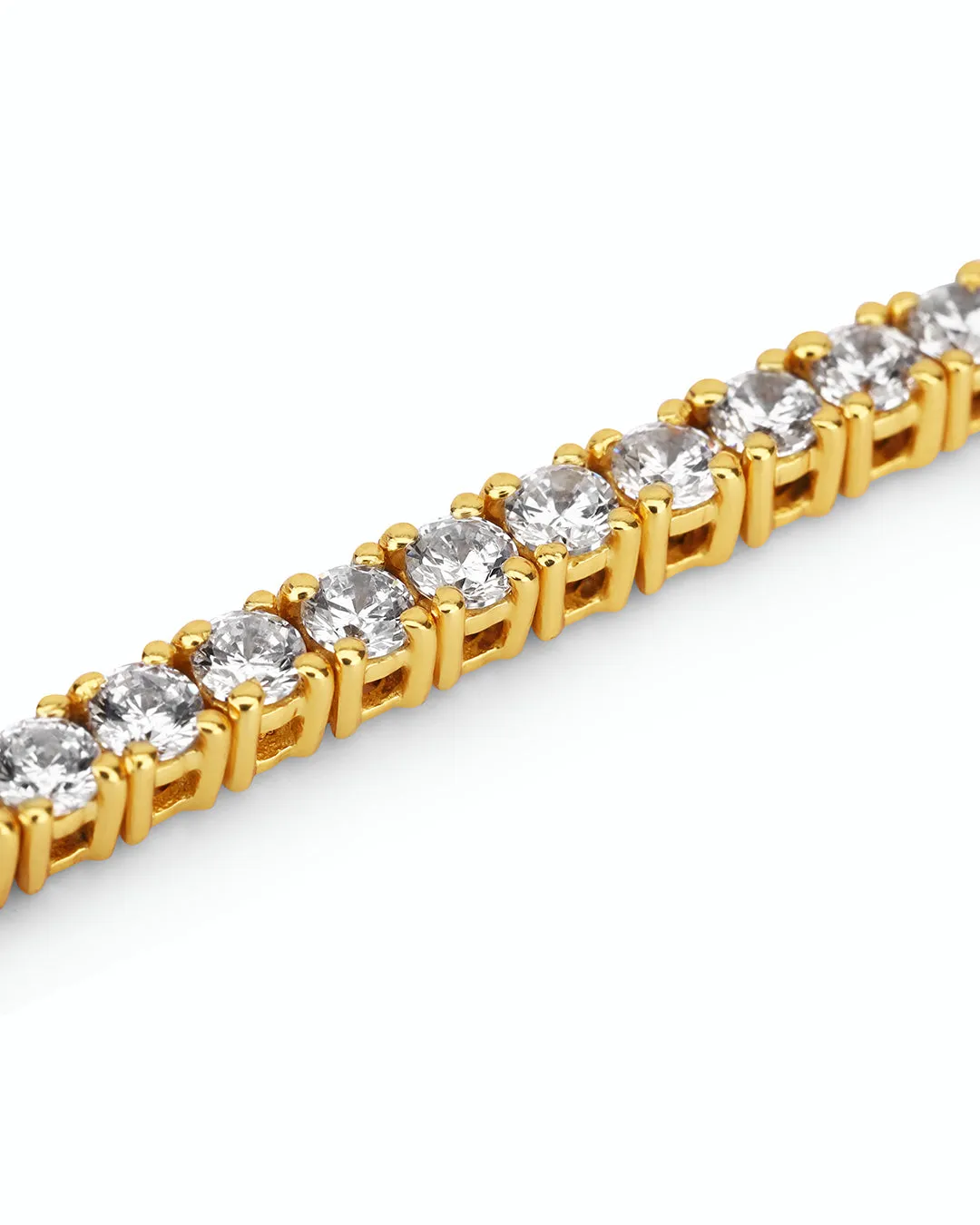Minimal Round Zirconia Tennis Bracelet