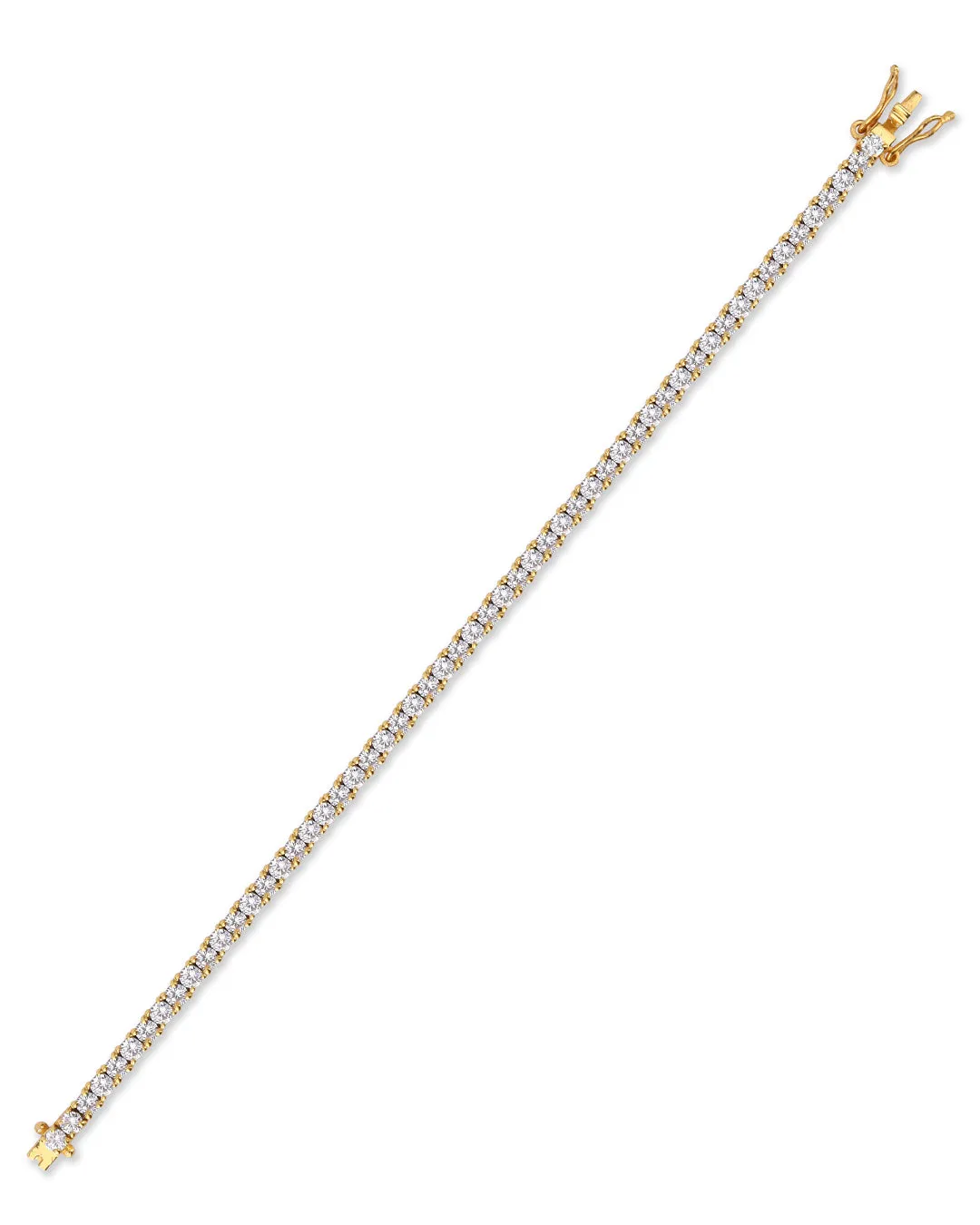 Minimal Round Zirconia Tennis Bracelet