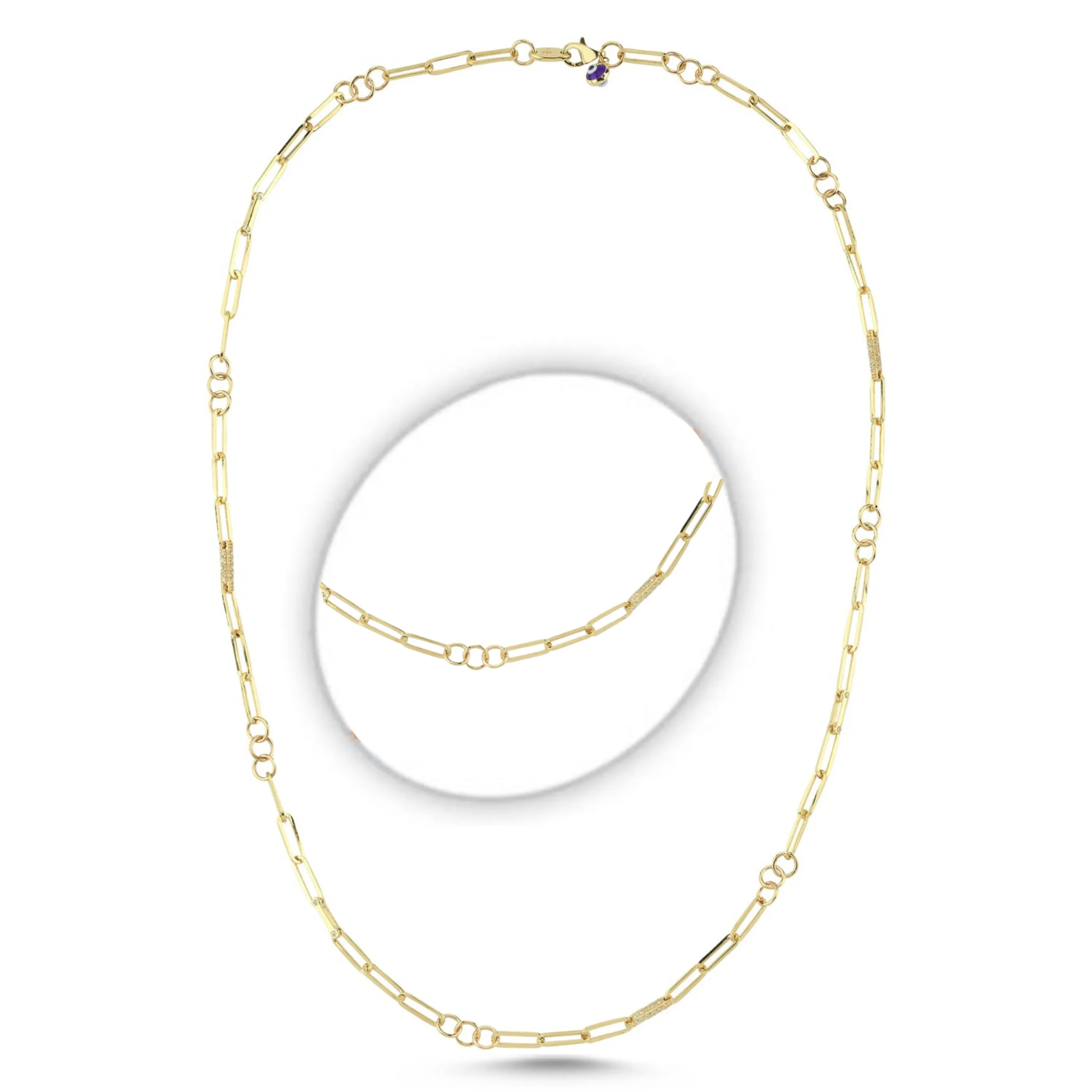Mixed Bold Chain Necklace