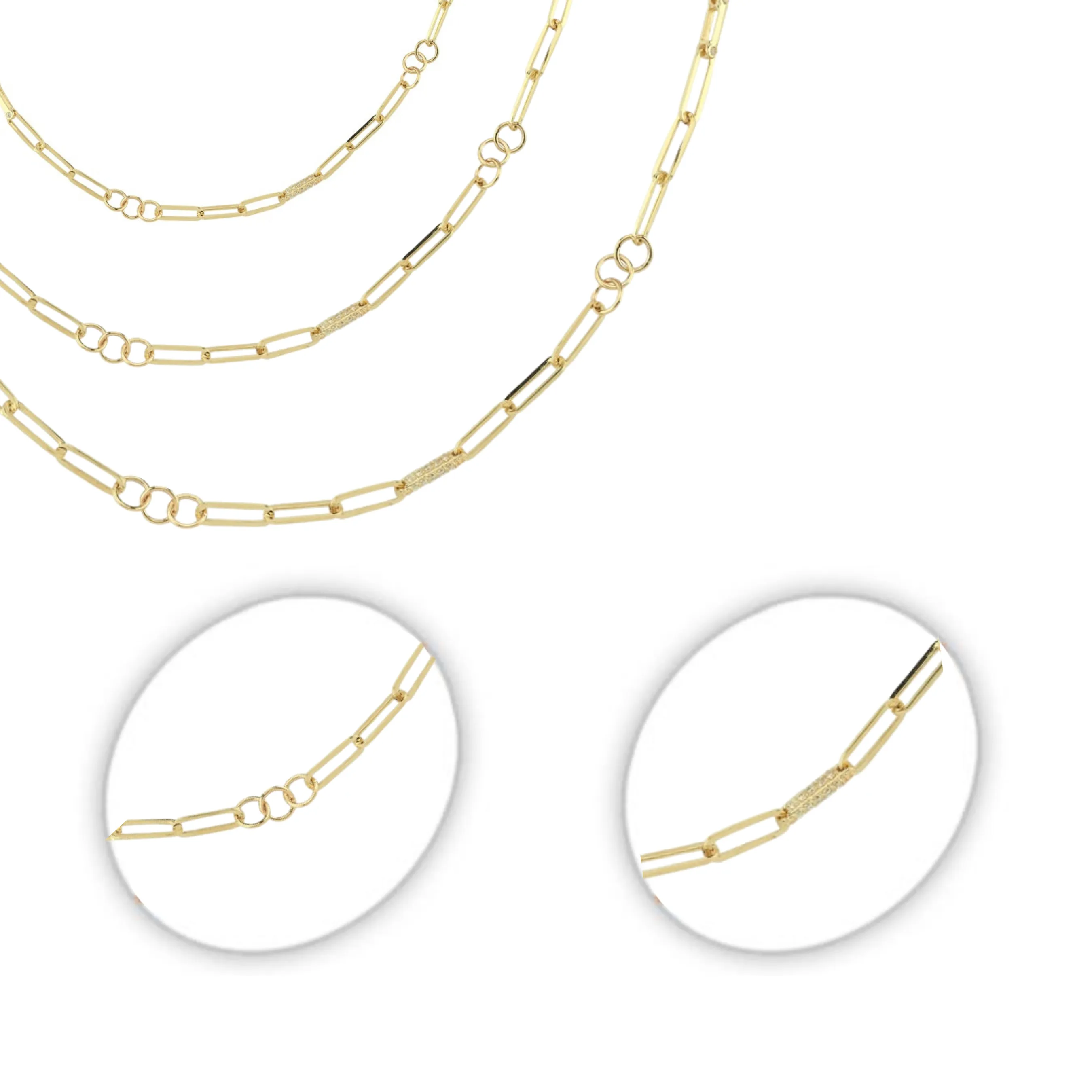 Mixed Bold Chain Necklace