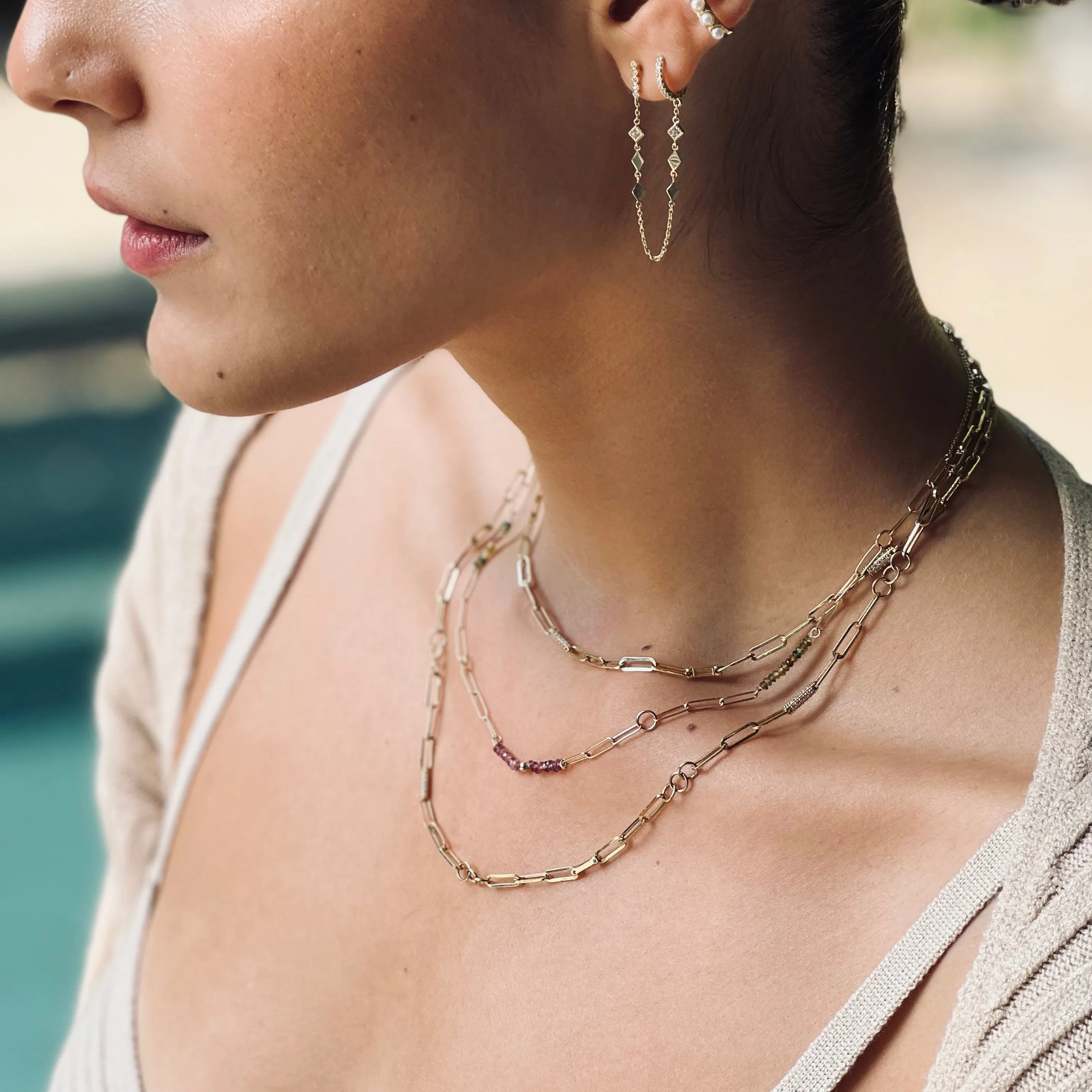 Mixed Bold Chain Necklace