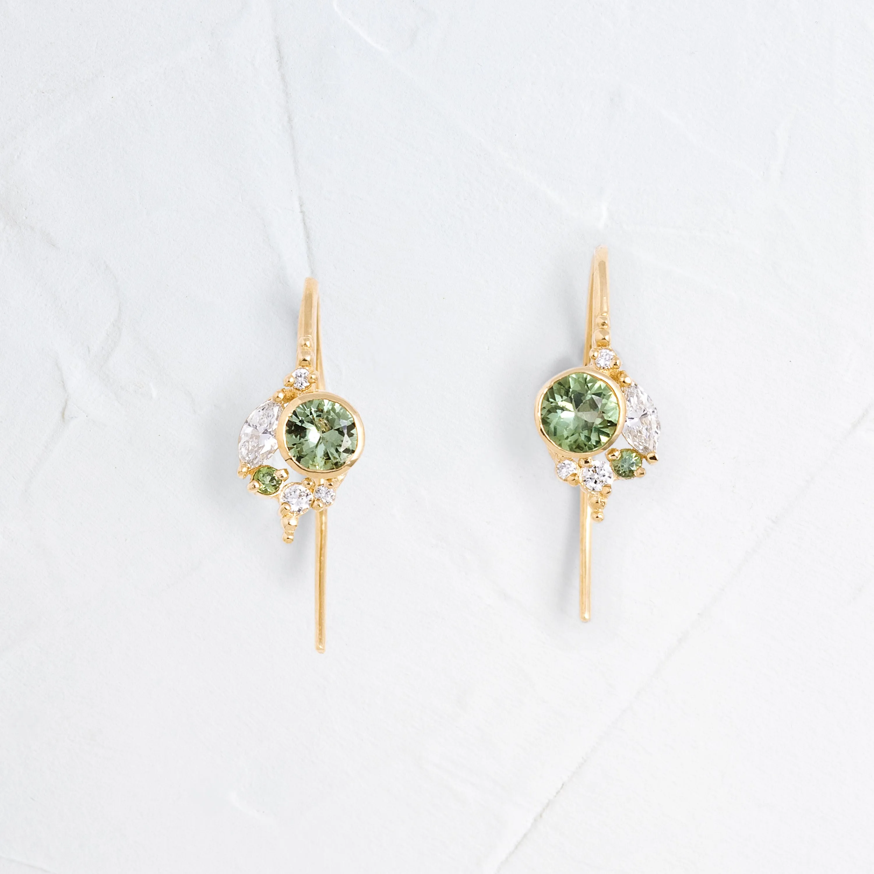Mossy Threader Earrings
