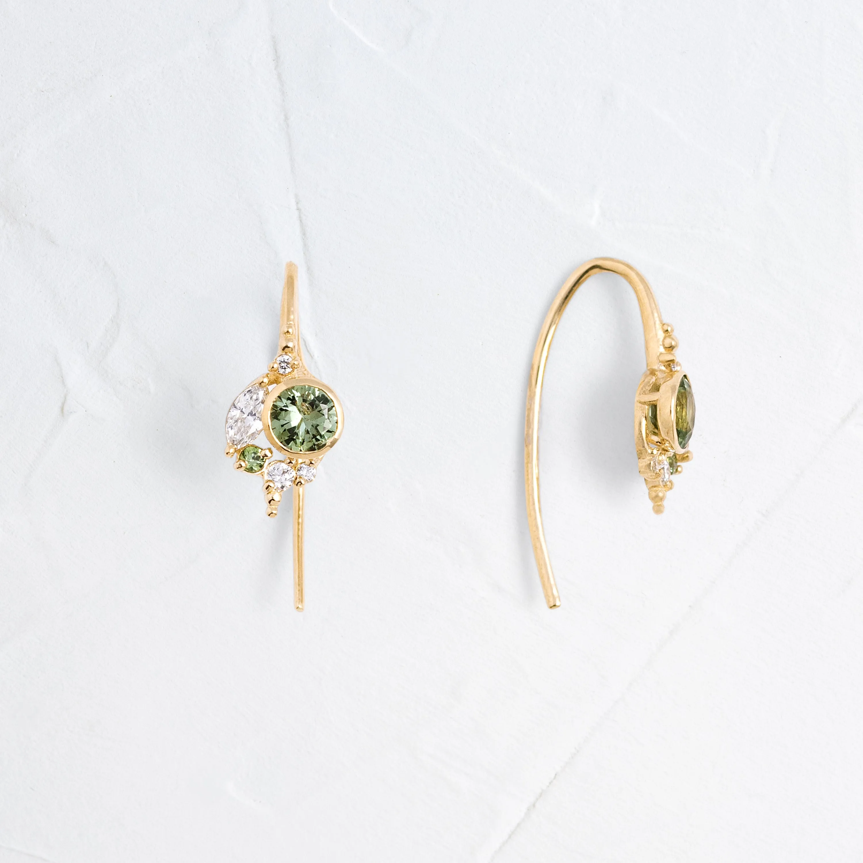 Mossy Threader Earrings