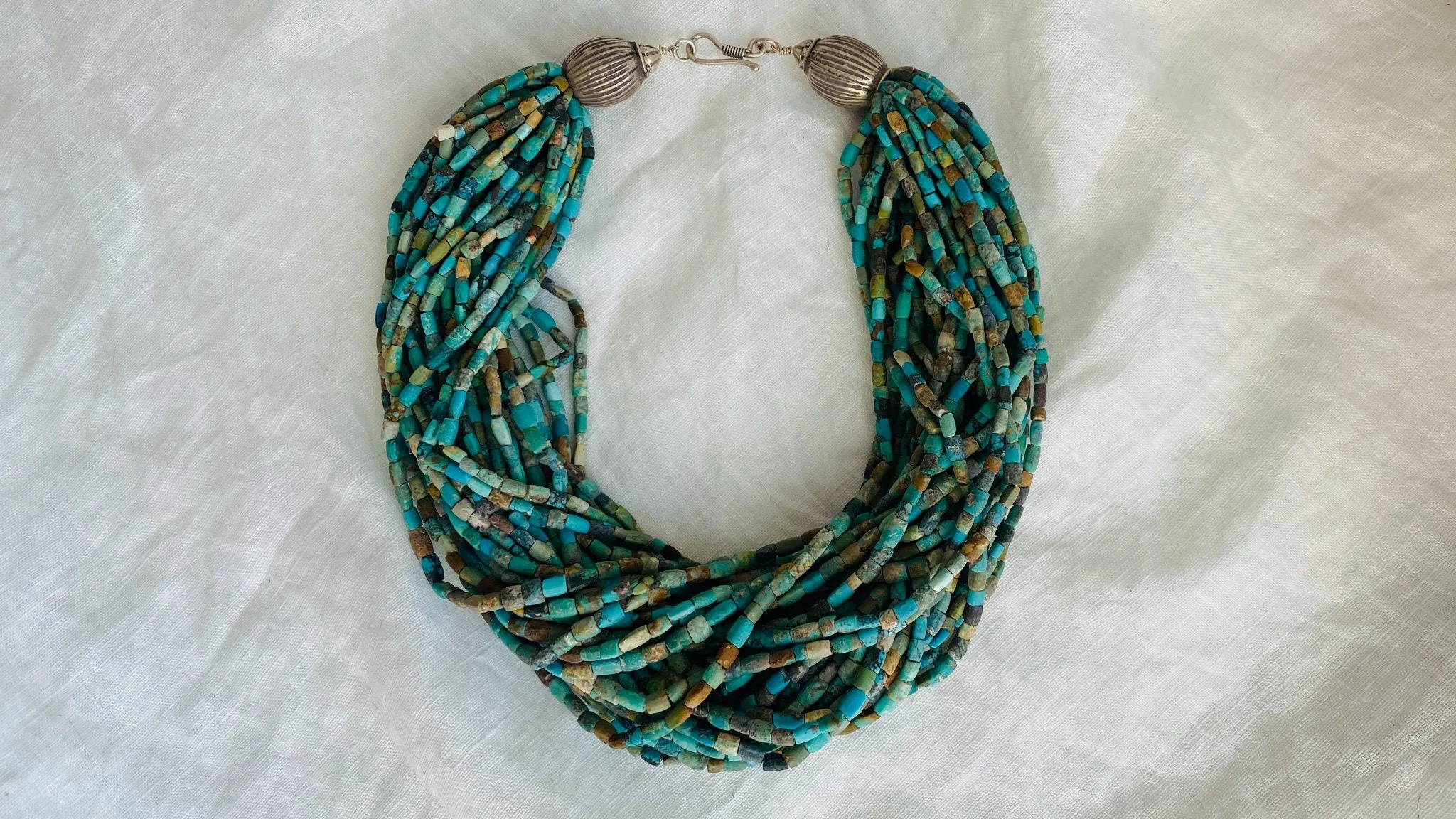 Multi-Strand Turquoise Necklace.