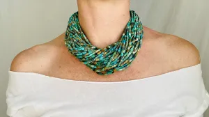 Multi-Strand Turquoise Necklace.