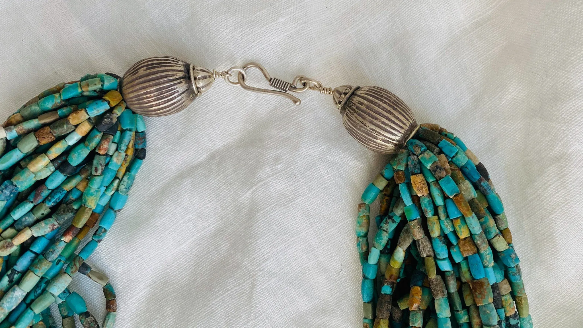 Multi-Strand Turquoise Necklace.