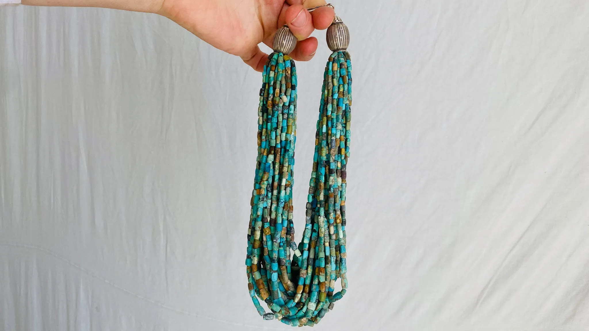 Multi-Strand Turquoise Necklace.