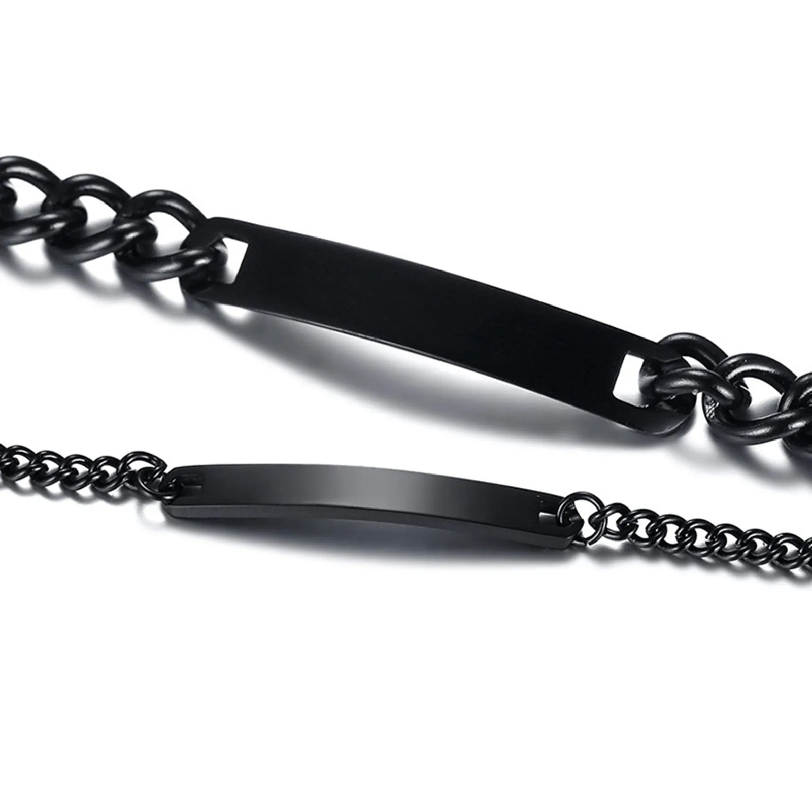 NEHZUS Couples Customize Bracelets Stainless Steel Personalize Jewelry Gift Ideas