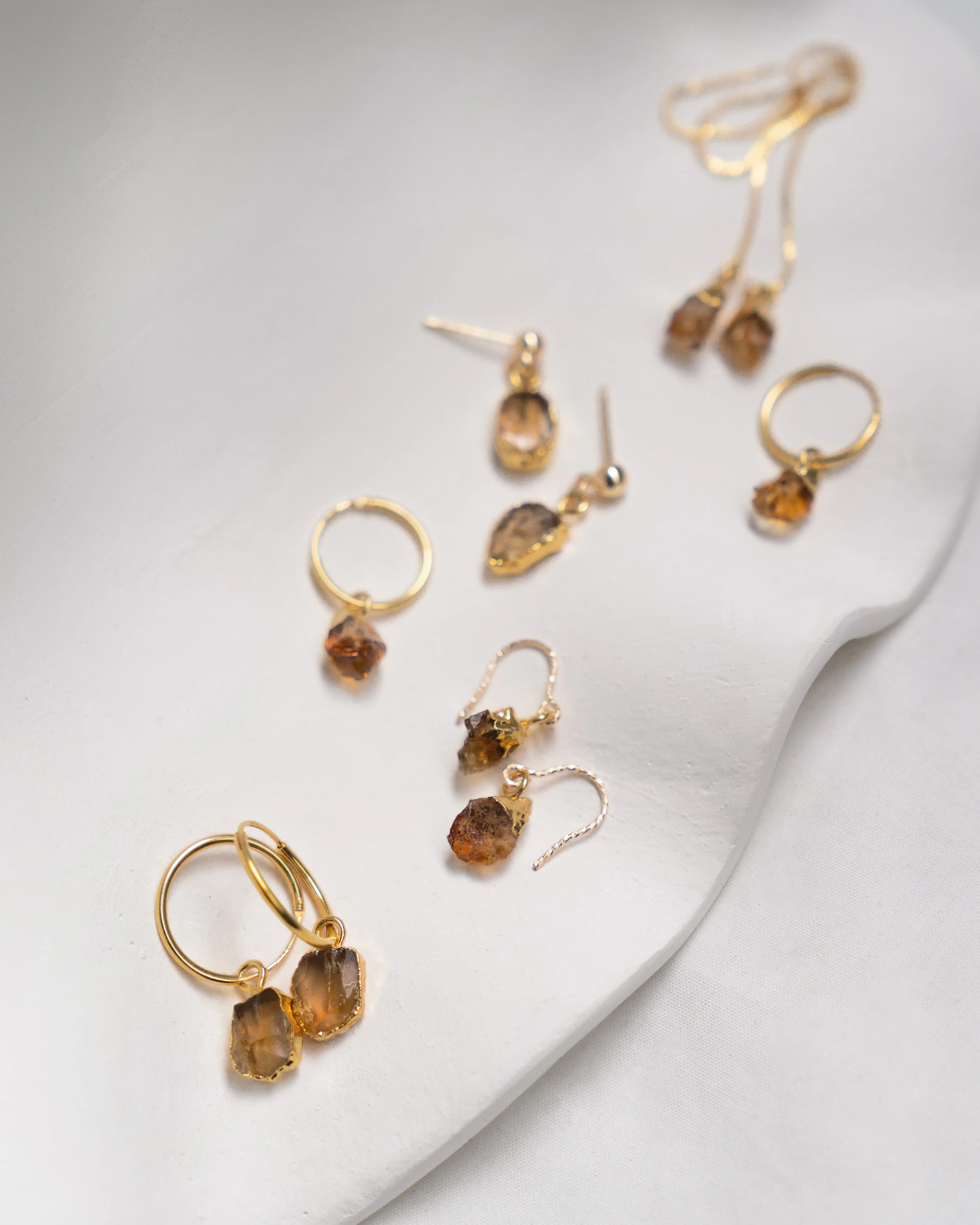 November | Citrine Earrings