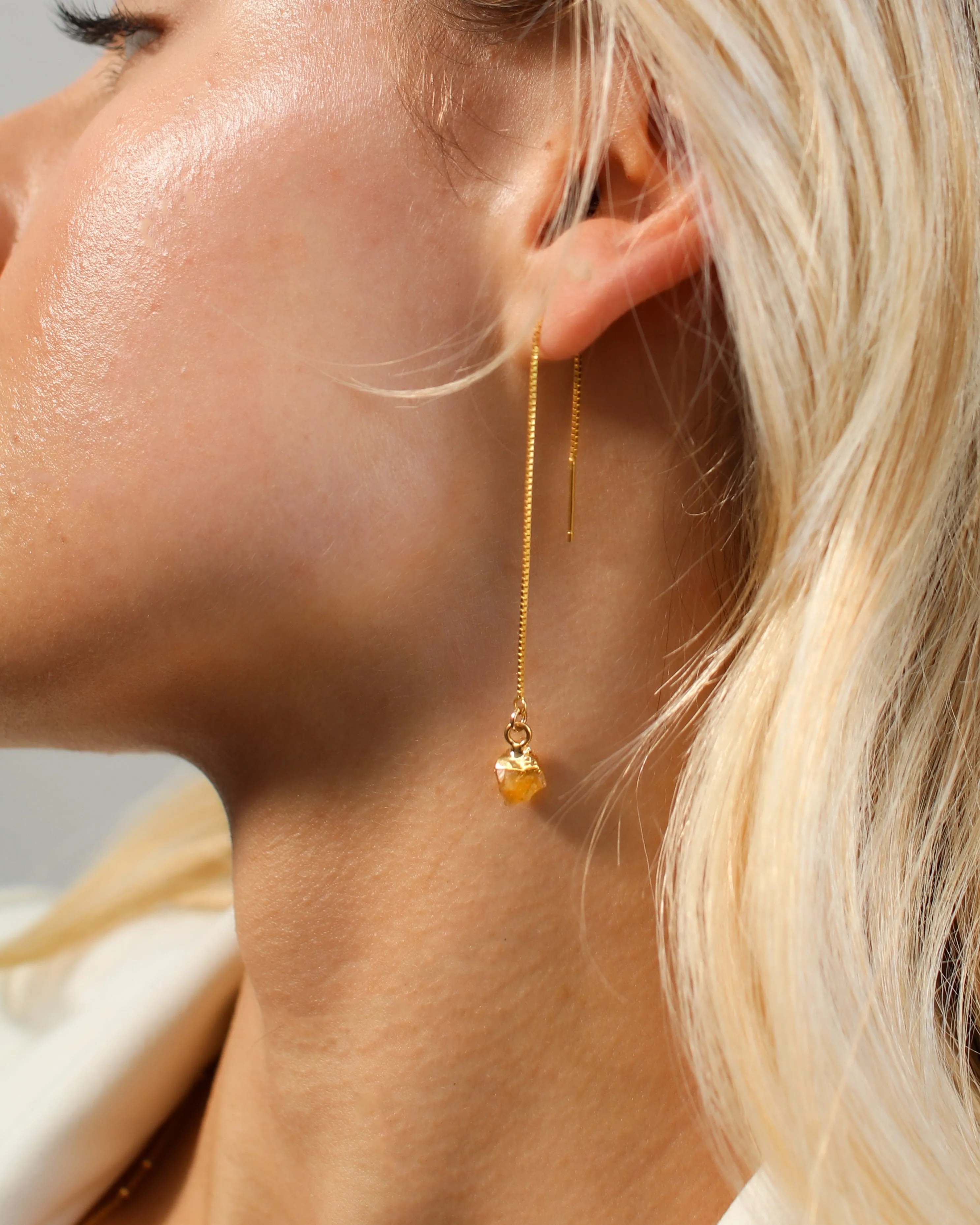 November | Citrine Earrings