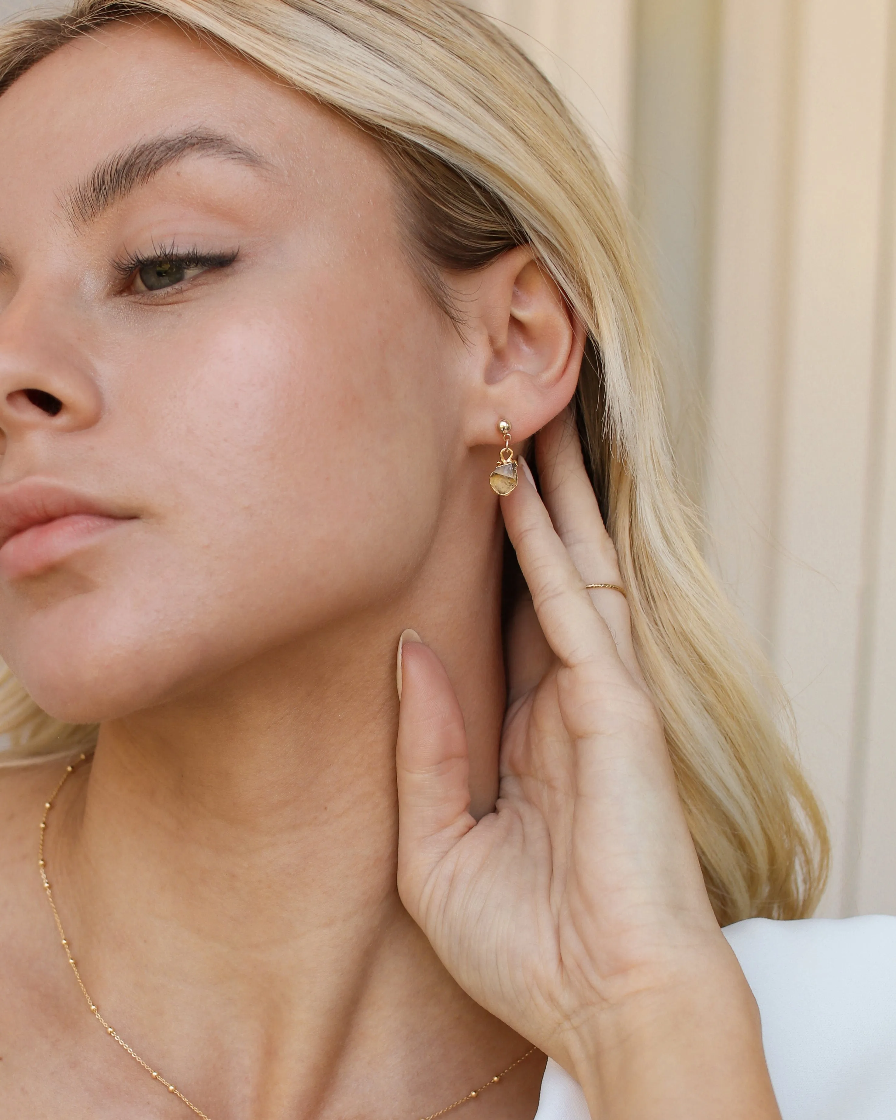 November | Citrine Earrings