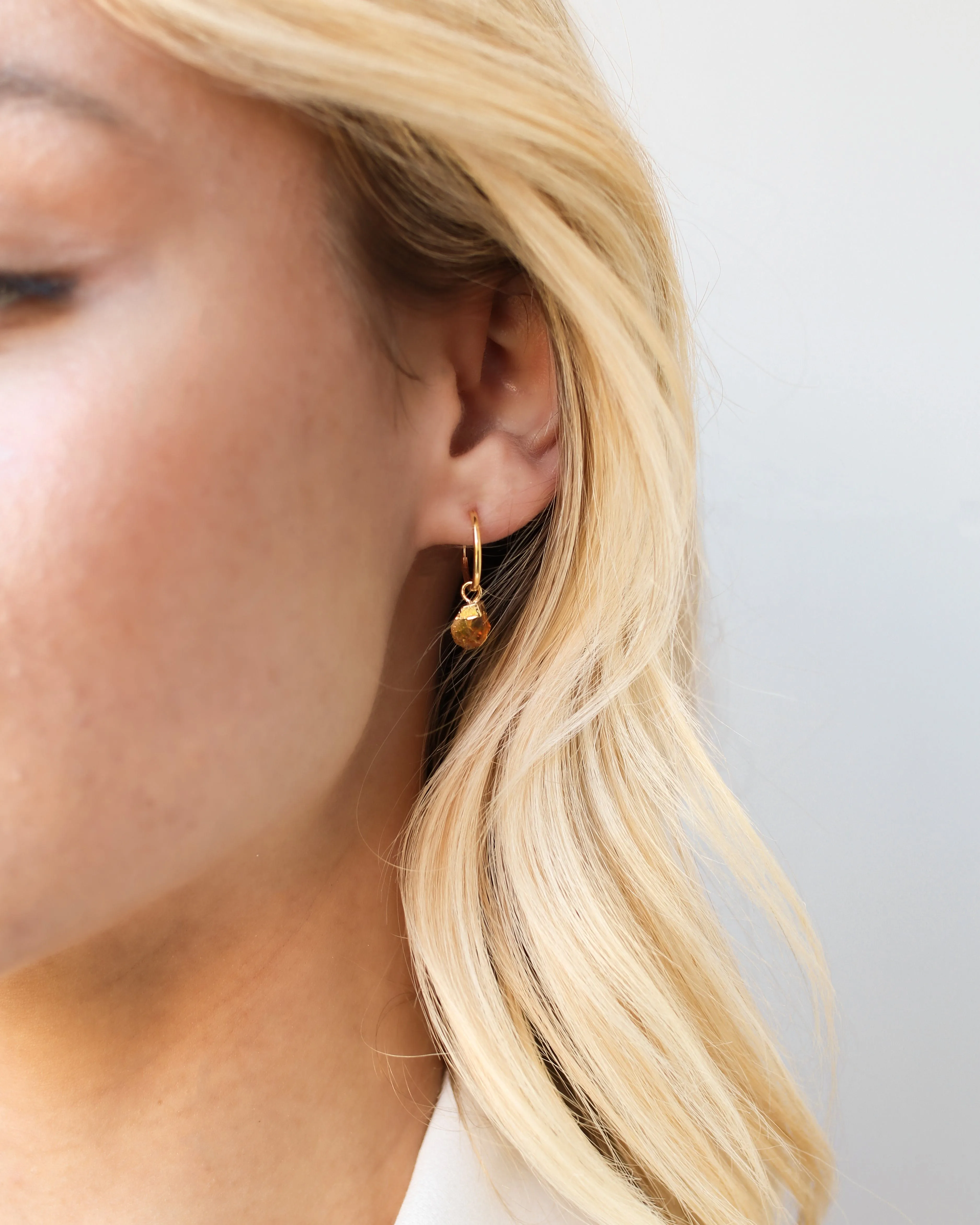 November | Citrine Earrings