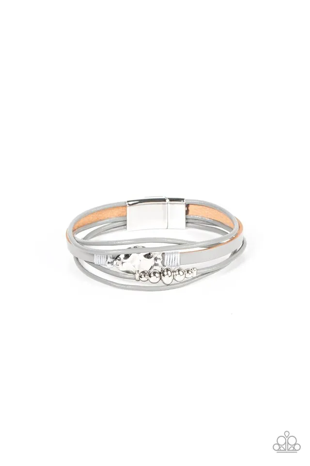 Paparazzi Bracelet ~ Tahoe Tourist - Silver