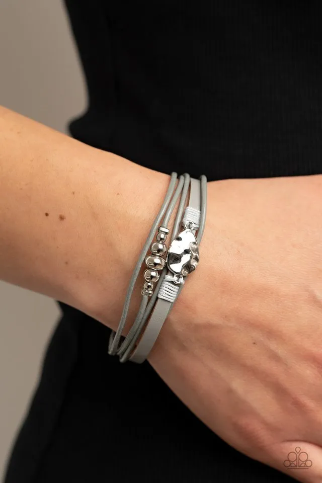 Paparazzi Bracelet ~ Tahoe Tourist - Silver