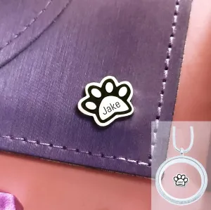 Paw Print Charm for Dream Locket