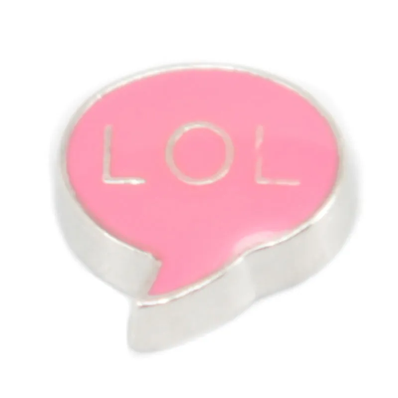 Pink LOL Floating Charm