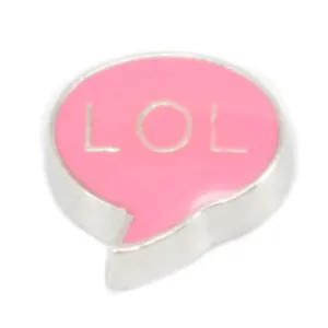 Pink LOL Floating Charm