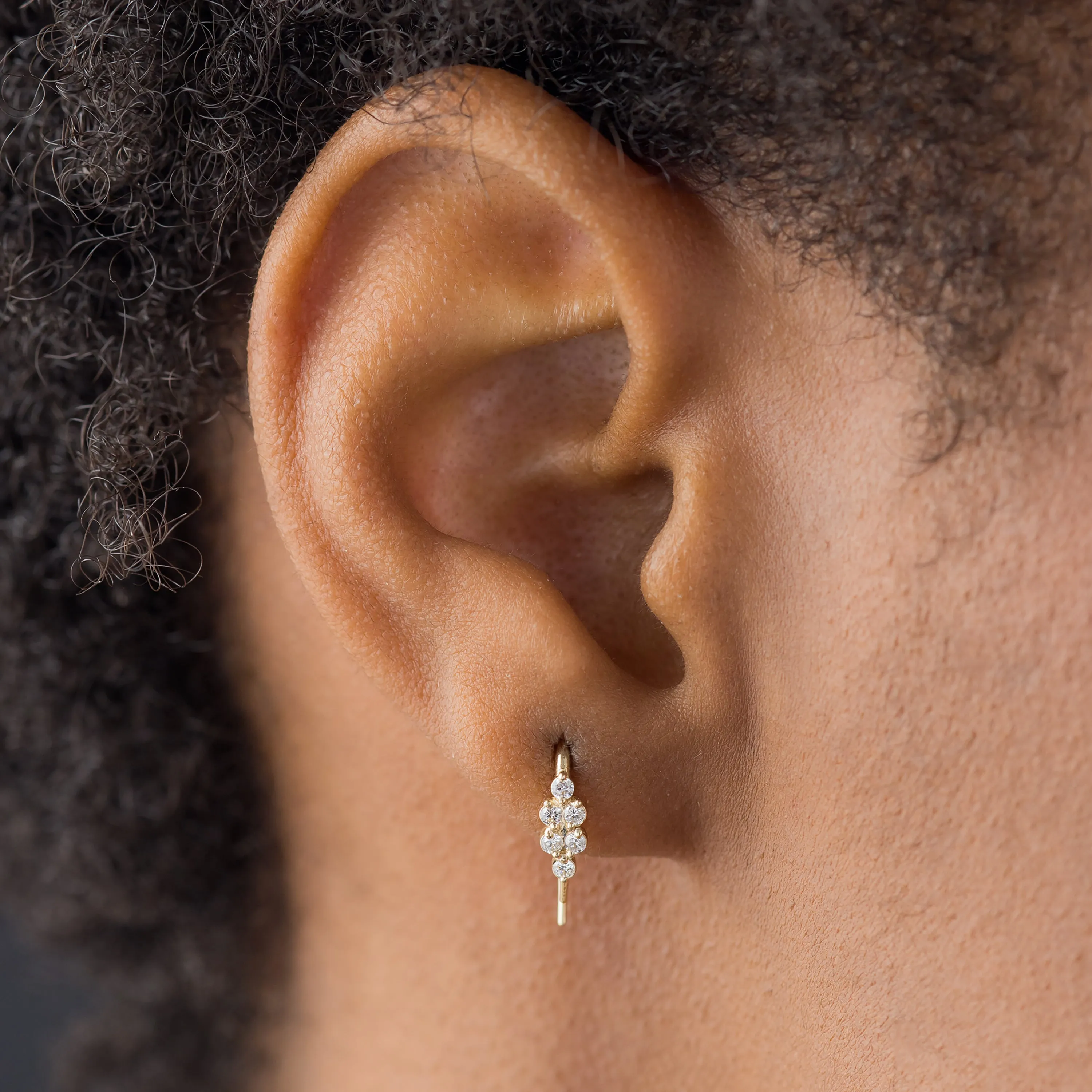 Pixie Threader Earrings - 1mm