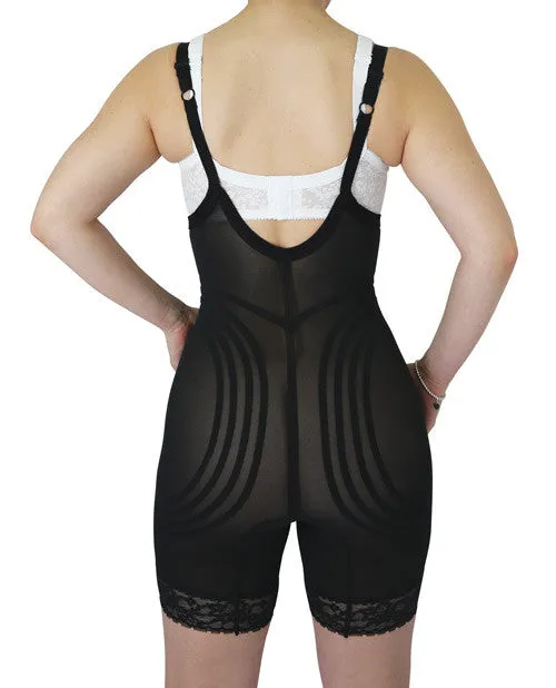 Rago Shapewear Wear Your Own Bra Body Shaper Black 2x