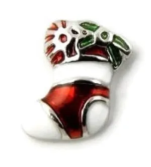 Red Christmas Stocking Floating Charm