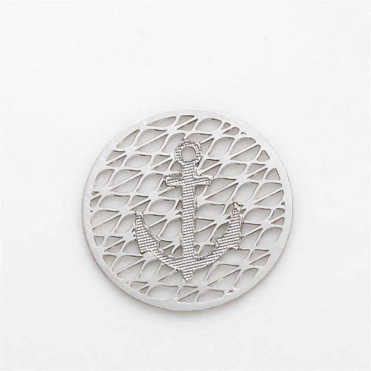 Round Cut Out Plate for Round Charm Locket Necklaces ~Choose Your Theme!