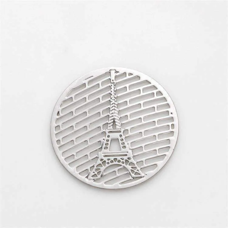 Round Cut Out Plate for Round Charm Locket Necklaces ~Choose Your Theme!