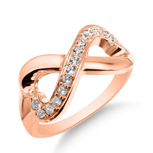 RR-162: Swarovski Zirconia Infinity Ring