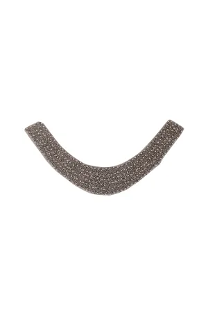 Shiny Metallic Beads Handmade Beaded Neck