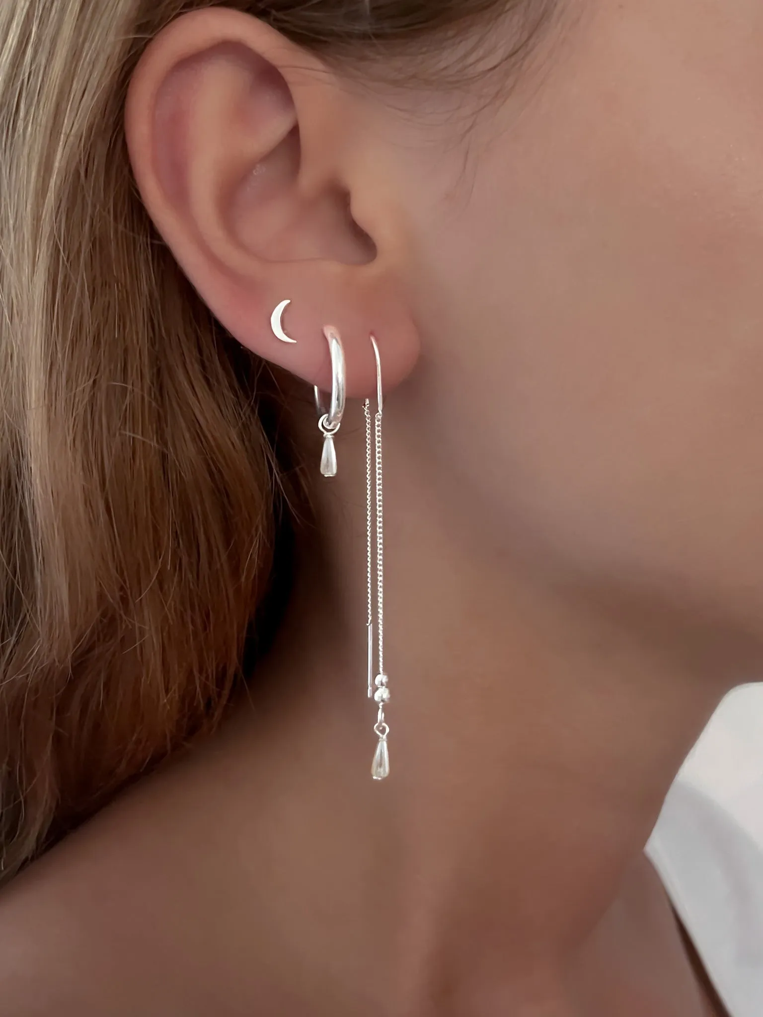 Silver Earring Set - Love of Pearls