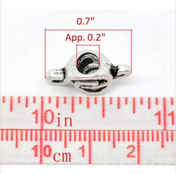 Silver Music Note Charm