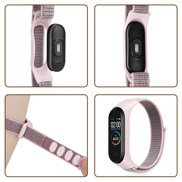 Smart Watch Nylon Woven Watch Band for Xiaomi Mi Band 3 / 4(Colour)