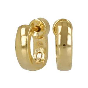 Smooth Touch Huggie Hoop Earrings