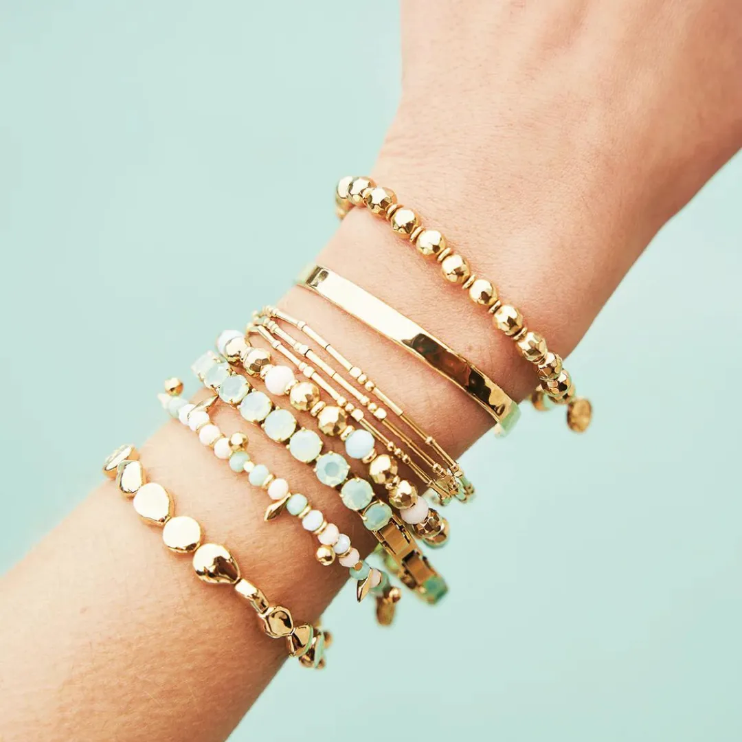 Spartina South Beach Stretch Bracelet - Seafoam