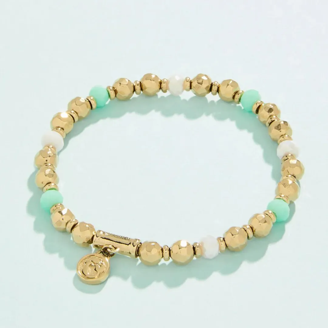 Spartina South Beach Stretch Bracelet - Seafoam