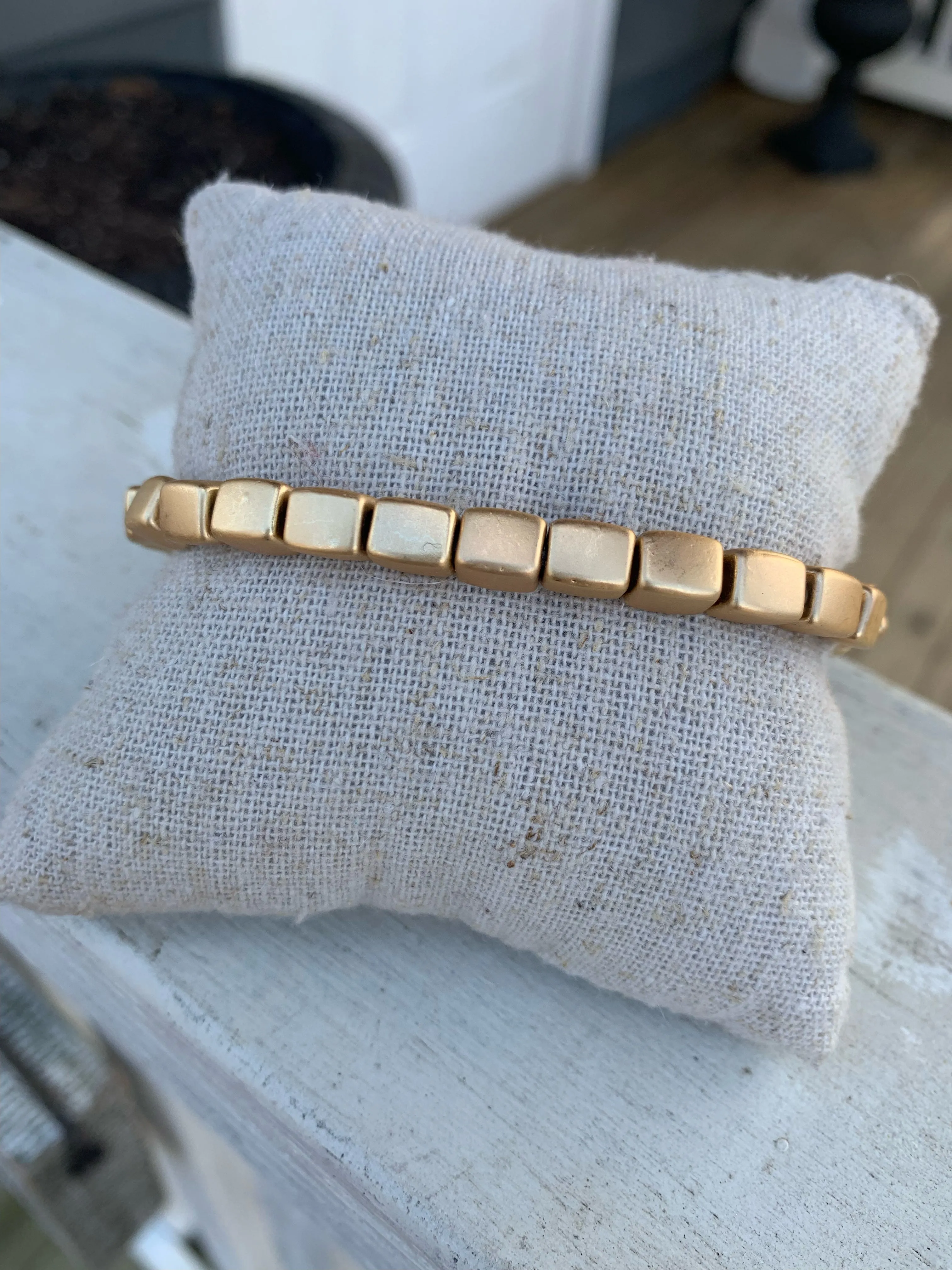 Square Beaded Bracelet