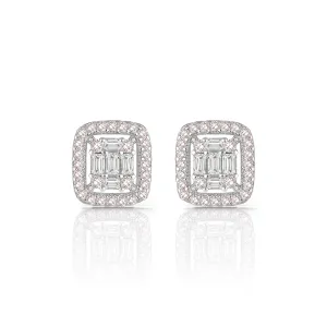 Square Stud Earrings
