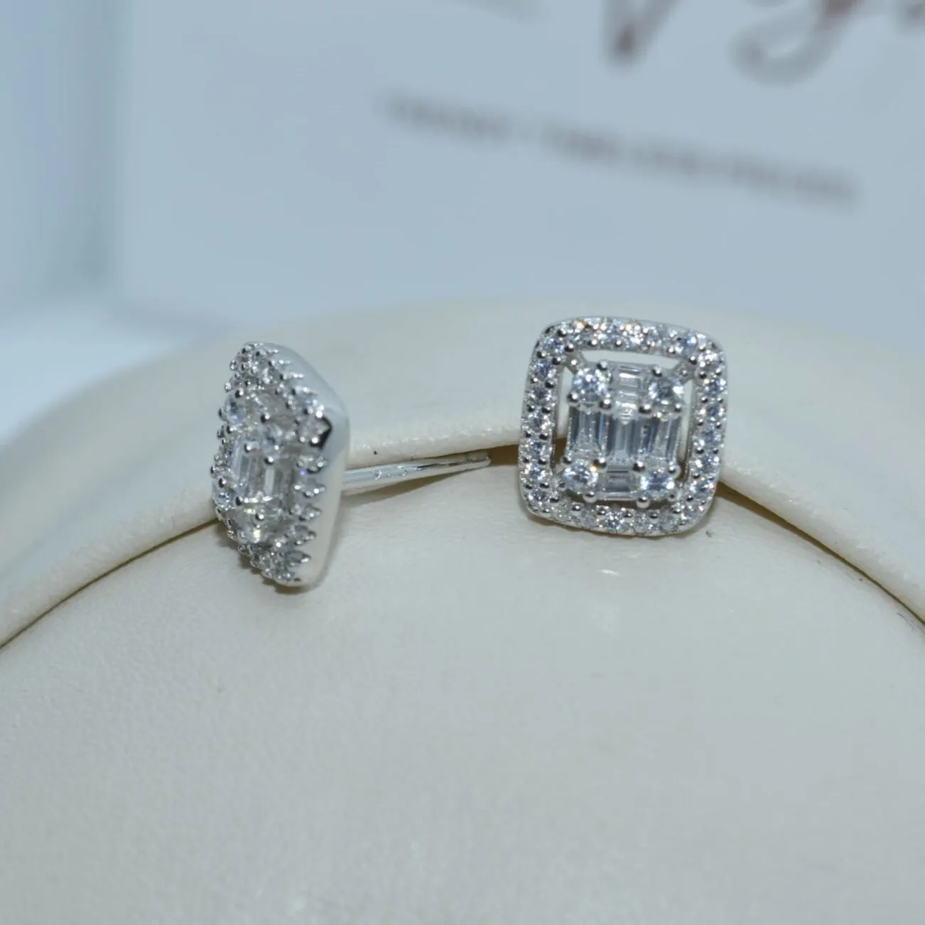 Square Stud Earrings