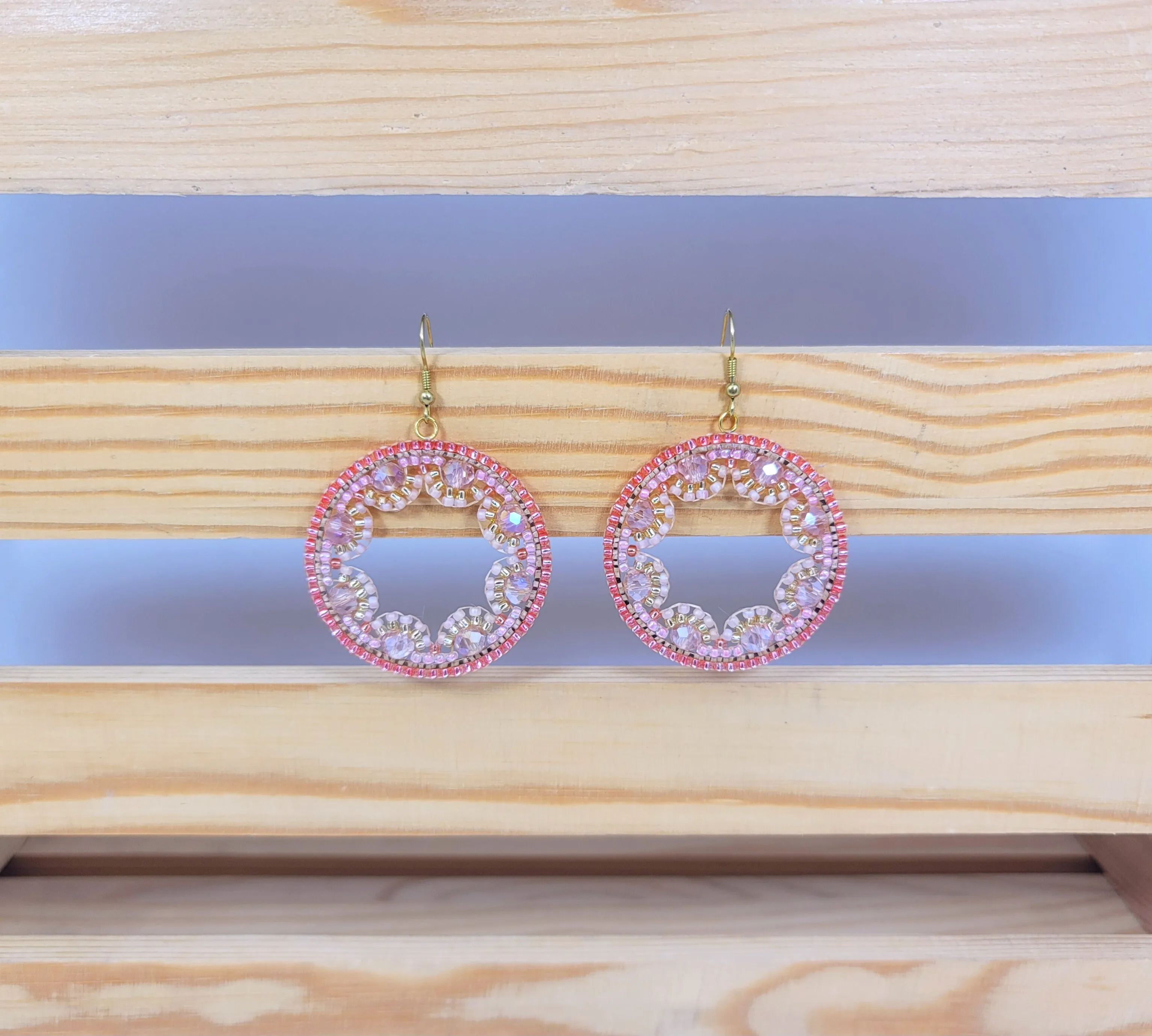 Strawberry Lace Earrings