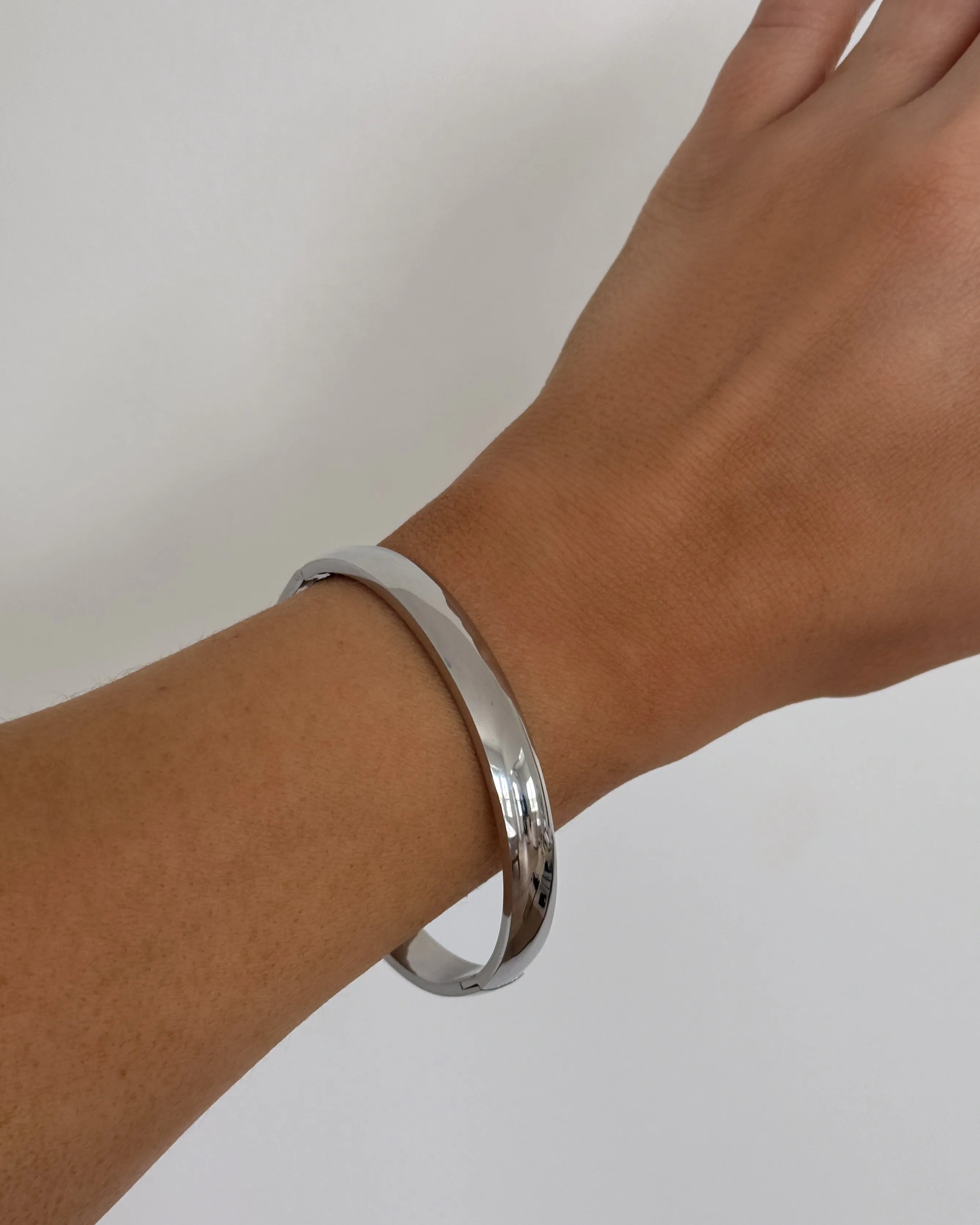 Tatum Silver Bangle